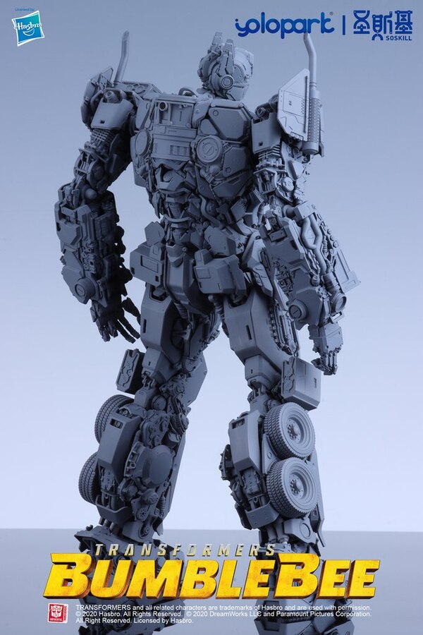Transformers Earth Mode Optimus Prime PLAMO Model Kit New Images  (5 of 12)